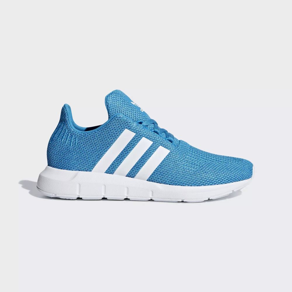 Adidas Swift Run Tenis Azules Para Niña (MX-26740)